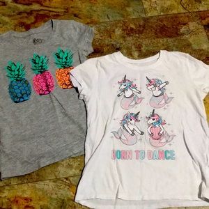 2 Size 7/8 Girl’s Shirts, Children’s Place